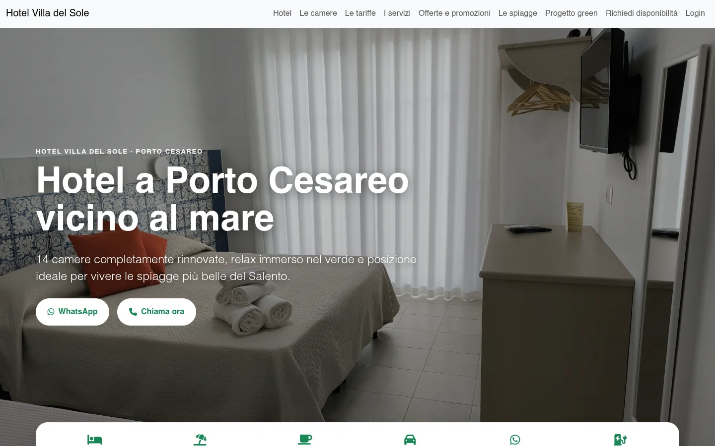 Hotel Villa del Sole: versione per computer